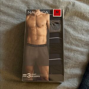 Nautica Men's Dark Knit Boxers - 3 Pack